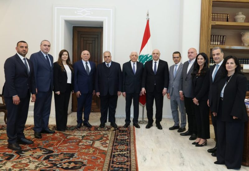 رئيس الجمهورية جوزاف عون يستقبل وفداً من نقابة أصحاب المستشفيات برئاسة البروفسور بيار يارد