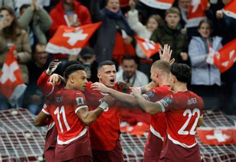 سويسرا تفوز 4-1 على الأردن وديا تحت الأمطار قبل كأس العالم
