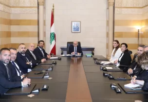 رئيس مجلس الوزراء نواف سلام وفداً من رجال الأعمال في طرابلس