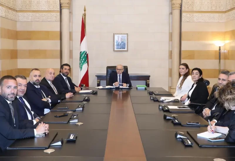 رئيس مجلس الوزراء نواف سلام وفداً من رجال الأعمال في طرابلس