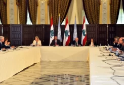 رئيس الحكومة نواف سلام في السرايا الحكومية، بحضور سفراء الدول المانحة وممثلي المنظمات الدولية ووكالات الأمم المتحدة