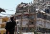 موقع غارة إسرائيلية في الضاحية الجنوبية لبيروت. رويترز