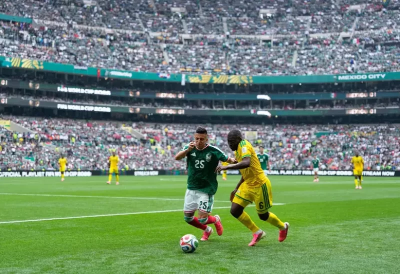 أحذية اللاعبين الوردية في مباراة المسكيك وجنوب أفريقيا في كأس العالم