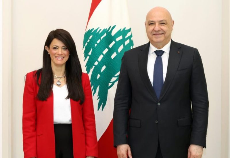 رئيس الجمهورية جوزاف عون و وكيلة الأمين العام للأمم المتحدة والأمينة التنفيذية لـ"ESCWA"، رانيا المشاط