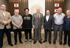 رئيس غرفة التجارة والصناعة والزراعة في طرابلس والشمال توفيق دبوسي وفداً من اللجان المشتركة المكلفة متابعة ملف إعادة تشغيل مطار الرئيس الشهيد رينيه معوض (القليعات)