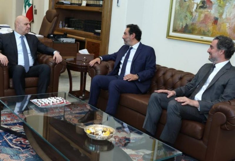رئيس الجمهورية جوزاف عون في قصر بعبدا النائبين وضاح الصادق ومارك ضو