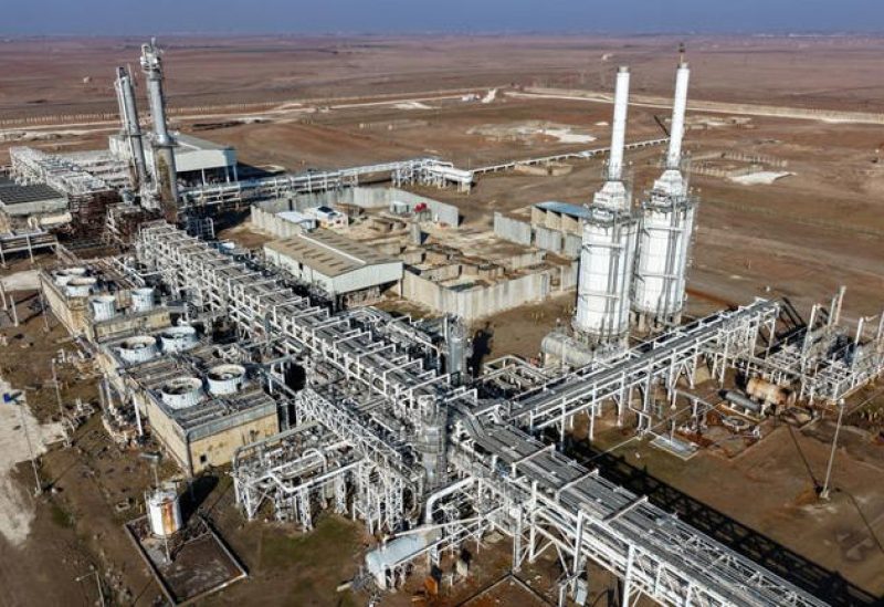 صورة التقطتها طائرة مسيرة تظهر محطة غاز "كونوكو" بعد أن أصبحت تحت سيطرة الحكومة السورية في سوريا يوم 19 يناير كانون الثاني 2026. تصوير: خليل العشاوي - رويترز