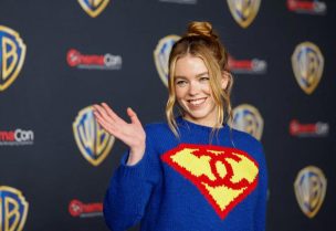 ميلي ألكوك نجمة فيلم (سوبر جيرل) خلال مؤتمر سينماكون في لاس فيجاس يوم 14 أبريل نيسان 2026. تصوير: كارولين بريمان - رويترز