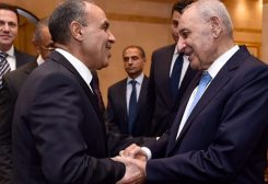 رئيس مجلس النواب نبيه بري ووزير خارجية جمهورية مصر العربية الدكتور بدر عبد العاطي