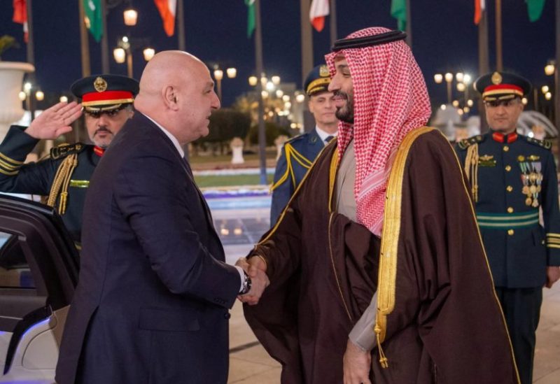 رئيس الجمهورية العماد جوزاف عون مع ولي العهد السعودي الأمير محمد بن سلمان