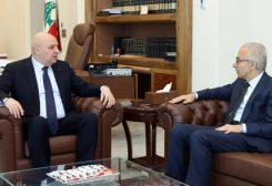 رئيس الجمهورية العماد جوزاف عون لقاءاته في قصر بعبدا مع الاقتصاد والتجارة عامر البساط