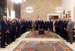 رئيس الجمهورية العماد جوزاف عون، خلال استقباله وفوداً من نقابتي محامي بيروت والشمال والهيئات الاقتصادية