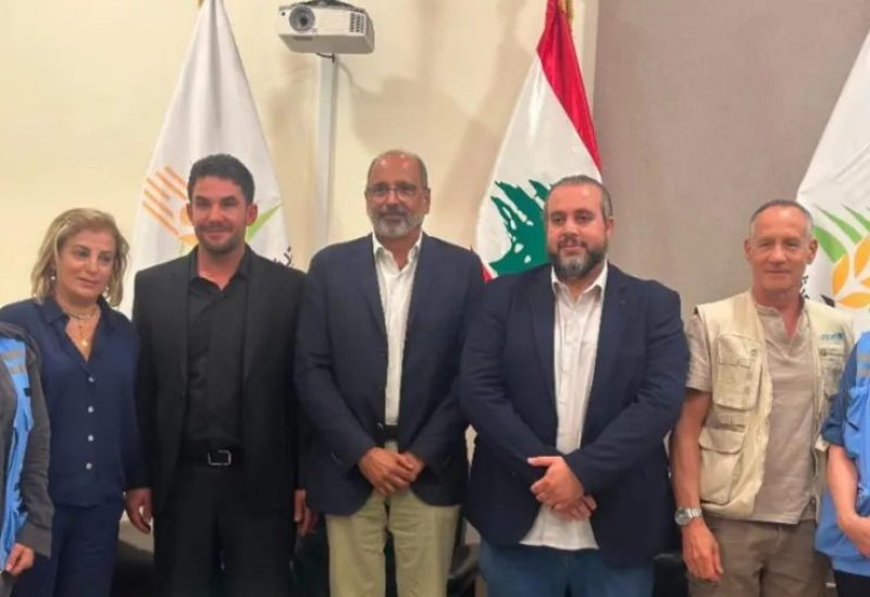 وفد من منظمة الامم المتحدة على بلدتي شقراء وبرعشيت