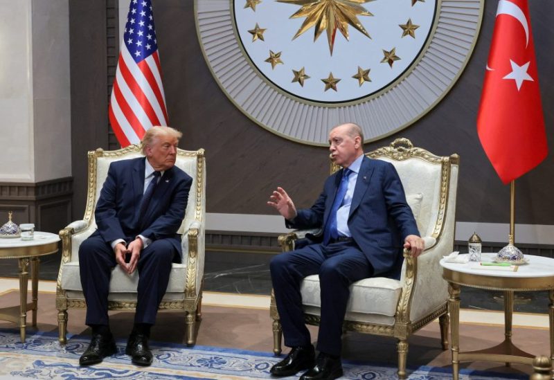 الرئيس الأمريكي دونالد ترامب والرئيس التركي رجب طيب أردوغان يعقدان اجتماعاً ثنائياً، قبل مشاركتهما في قمة حلف شمال الأطلسي (الناتو)، في مجمع بيستيبي الرئاسي في أنقرة، تركيا، في 7 يوليو 2026. رويترز