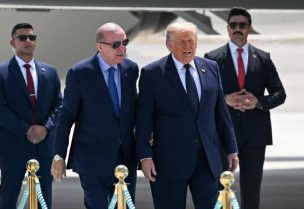 الرئيس التركي رجب طيب أردوغان مع نظيره الأمريكي دونالد ترامب