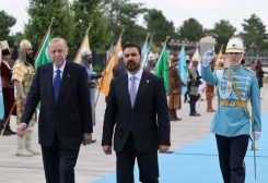أردوغان يستقبل الزيدي في أنقرة. رويترز