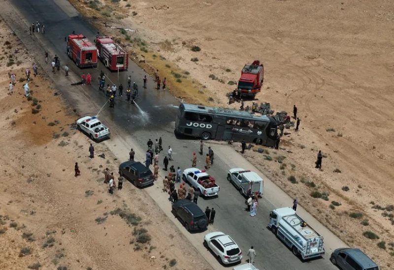 عشرات القتلى والجرحى جراء اصطدام حافلتين على طريق دمشق ـ دير الزور