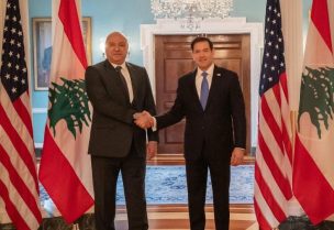وزير الخارجية الأميركية ماركو روبيو اجتماعه مع رئيس الجمهورية جوزاف عون