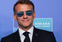 الرئيس الفرنسي إيمانويل ماكرون في أنقرة يوم 8 يوليو تموز 2026. تصوير: جوناثان إرنست - رويترز