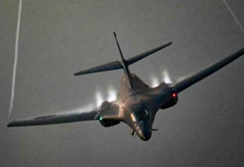 قاذفة الصواريخ الأميركية B-1 (أ ب)