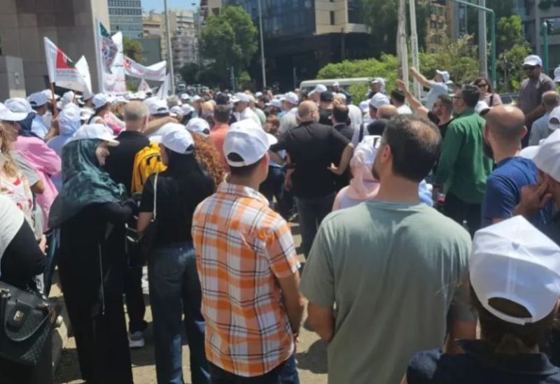 اعتصام لأساتذة الجامعة اللبنانية المتعاقدين