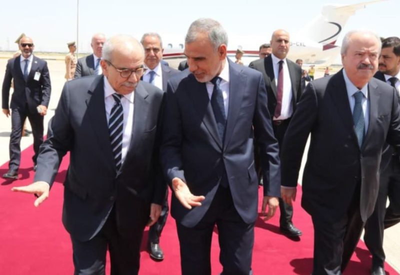 نواف سلام يصل بغداد في مستهل زيارة رسمية على رأس وفد وزاري