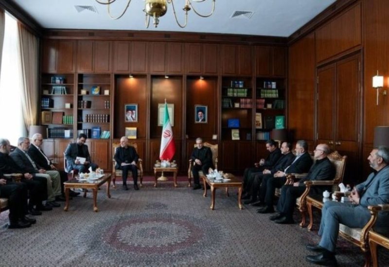 لقاء عراقجي ووفد حزب الله في طهران (وكالة مهر الإيرانية)