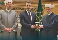 وزير الخارجية السوري أسعد الشيباني يلتقي مفتي الجمهورية عبد اللطيف دريان