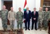 الرئيس جوزاف عون خلال استقباله قائد المنطقة الوسطى في الجيش الاميركي الادميرال براد كوبر وعدد من المسؤولين