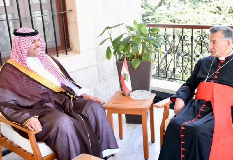 البطريرك الماروني الكاردينال مار بشارة بطرس الراعي يستقبل سفير المملكة العربية السعودية في لبنان فهد بن عبد الرحمن الدوسري