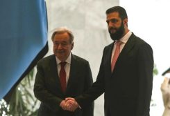 الشرع وغوتيريش في دمشق