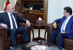 رئيس الجمهورية العماد جوزاف عون، بعد ظهر اليوم في قصر بعبدا، مع رئيس لجنة المال والموازنة النيابية النائب إبراهيم كنعان