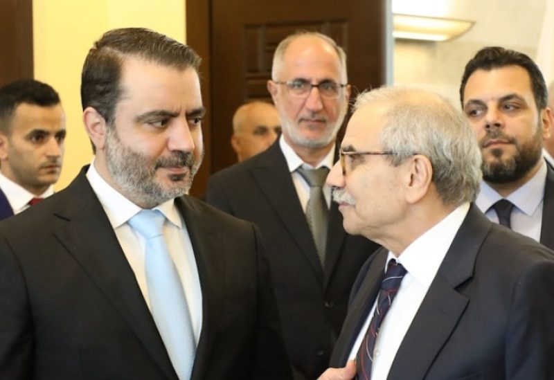رئيس الحكومة نواف سلام ووزير الخارجية السوري أسعد حسن الشيباني