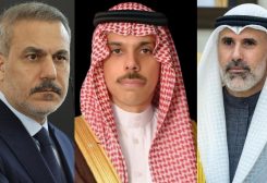 هاكان فيدان وفيصل بن فرحان بن عبدالله وجراح جابر الأحمد الصباح