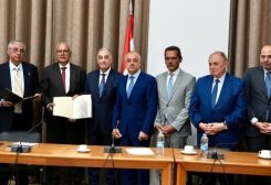 النائب فريد البستاني في اللقاء النيابي الموسّع الذي دعا إليه نائب رئيس مجلس النواب الياس بو صعب في المجلس النيابي، بحضور مسؤولي منظمة «أميركان تاسك فورس أون ليبانون» (ATFL)