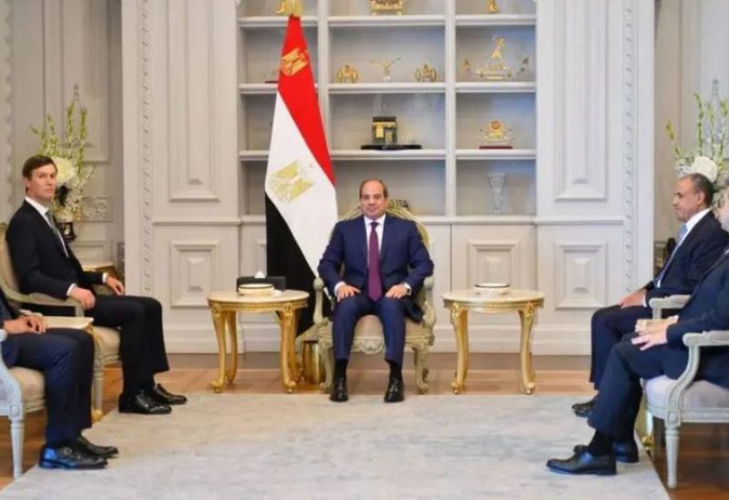 كوشنر يلتقي السيسي لبحث استقرار الشرق الأوسط