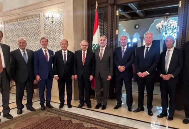 الرئيس نواف سلام خلال استقباله وفد مجموعة العمل الأميركية من أجل لبنان