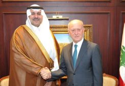 أشرف ريفي والسفير السعودي فهد الدوسري