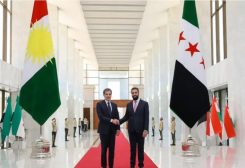 الشرع ورئيس إقليم كردستان العراق