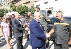 المدير العام للدفاع المدني العميد الركن عماد خريش يزور مركز برج البراجنة الإقليمي التابع للدفاع المدني برفقة وفد بولندي