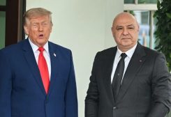 رئيس الجمهورية العماد جوزاف عون مع الرئيس الأميركي دونالد ترامب