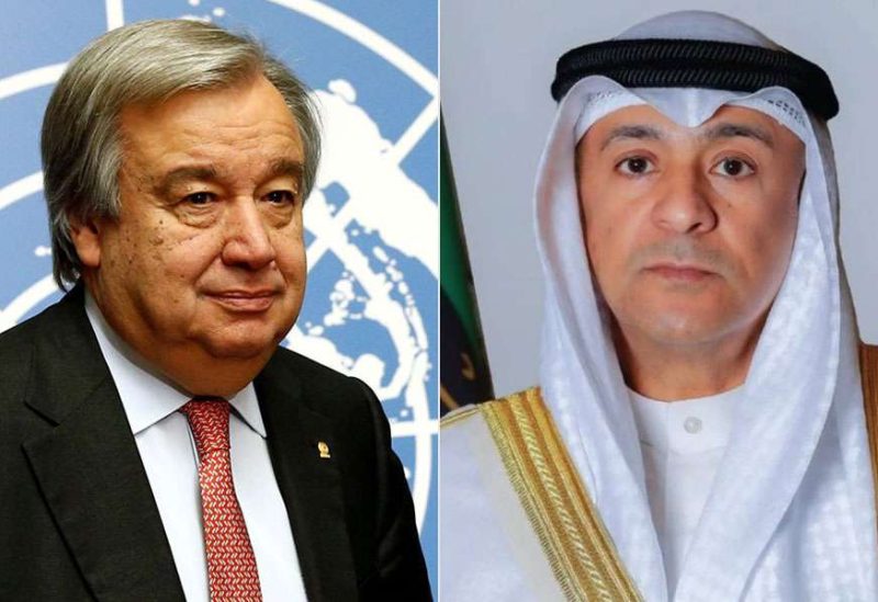 أنطونيو غوتيريش وجاسم محمد البديوي