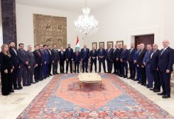 الرئيس جوزاف عون وفداً وزارياً سورياً في قصر بعبدا