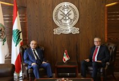 وزير الدفاع الوطني اللواء ميشال منسى يستقبل سفير صربيا ميلان ترويانوفيتش