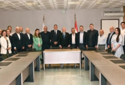رئيس غرفة التجارة والصناعة والزراعة في طرابلس ولبنان الشمالي توفيق دبوسي، الرئيس التنفيذي لمجموعة بنك عوده خليل الدبس