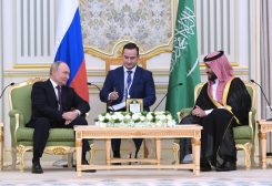 الرئيس الروسي فلاديمير بوتين وولي العهد السعودي محمد بن سلمان