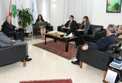 وزير المالية ياسين جابر وفداً من "البنك الدولي"