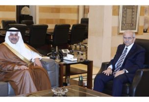 سلام يستقبل السفير السعودي ويبحث تطورات الجنوب والتعاون بين البلدين