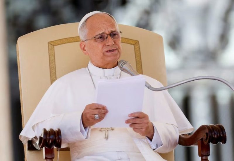 البابا ليو يعقد المقابلة العامة الأسبوعية في ساحة القديس بطرس بالفاتيكان. رويترز
