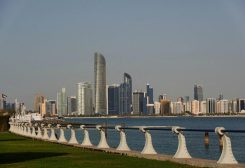 مدينة أبوظبي. رويترز